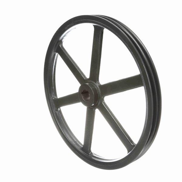 2 Groove Cast Iron Fhp - Finished Bore Sheave, 2BK190X 1 7/16